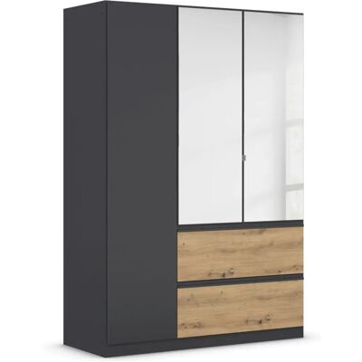 Rauch Costa Kleiderschrank - 3 Türen, Grau Metallic - Kleiderschrank Rauch Costa Kleiderschrank - 3 Türen, Grau Metallic - Kleiderschrank