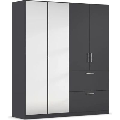 rauch Padua Kleiderschrank - 4-türiger Ganzkörperspiegel - Garderobe Möbel rauch Padua Kleiderschrank - 4-türiger Ganzkörperspiegel - Garderobe Möbel