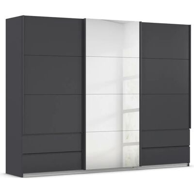 Rauch Elara Kleiderschrank - Schiebetüren, 210cm H, 3 Kleiderstangen Rauch Elara Kleiderschrank - Schiebetüren, 210cm H, 3 Kleiderstangen