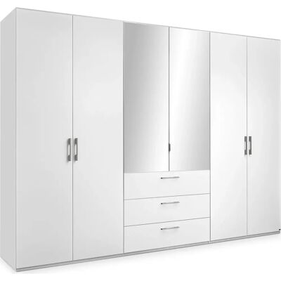 Musterring Henderson Kleiderschrank - 6 Türen, Spiegel, Holz, 301cm breit Musterring Henderson Kleiderschrank - 6 Türen, Spiegel, Holz, 301cm breit