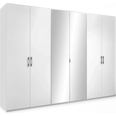 Musterring Henderson Kleiderschrank - 6 Türen, Spiegel, Holz, 301x223x60cm Musterring Henderson Kleiderschrank - 6 Türen, Spiegel, Holz, 301x223x60cm