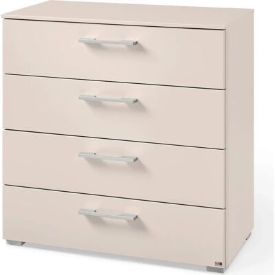 Musterring Henderson Beiger Kommode mit 4 Schubladen - Sideboard Musterring Henderson Beiger Kommode mit 4 Schubladen - Sideboard