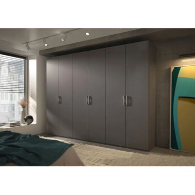Musterring Henderson Kleiderschrank - 6 Türen, Verstellbare Einlegeböden, Modernes Design Musterring Henderson Kleiderschrank - 6 Türen, Verstellbare Einlegeböden, Modernes Design