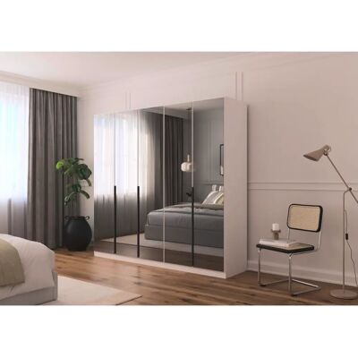 Sconto Skyla 226x210 Fehér Gardrób - Szekrény Sconto Skyla 226x210 Fehér Gardrób - Szekrény