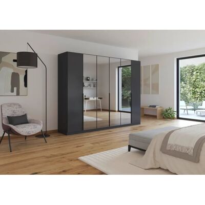 Sconto Skyla Grau Kleiderschrank - 271x210cm - Viel Stauraum Sconto Skyla Grau Kleiderschrank - 271x210cm - Viel Stauraum
