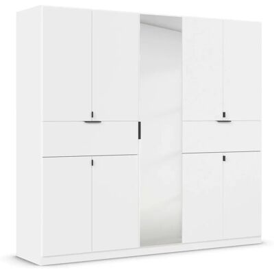 RAUCH Ticao Kleiderschrank - 9-Türen, Weiß, 226x54x210 cm RAUCH Ticao Kleiderschrank - 9-Türen, Weiß, 226x54x210 cm
