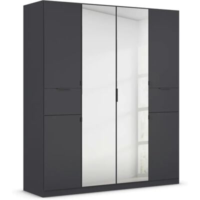 Rauch Ticao Kleiderschrank mit 2 Böden & 3 Stangen - Kleiderschrank Rauch Ticao Kleiderschrank mit 2 Böden & 3 Stangen - Kleiderschrank