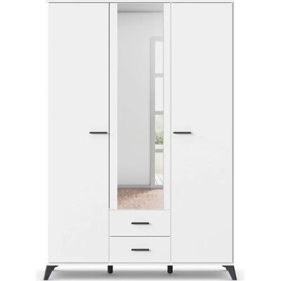 RAUCH Lucena Kleiderschrank - 3 Türen, 140cm breit - Weiß RAUCH Lucena Kleiderschrank - 3 Türen, 140cm breit - Weiß