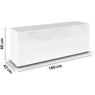 Rauch Flipp Weiß Sideboard - Sideboard Rauch Flipp Weiß Sideboard - Sideboard