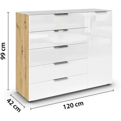 Sconto Holzfarben 120x99cm Sideboard - Sideboards Sconto Holzfarben 120x99cm Sideboard - Sideboards
