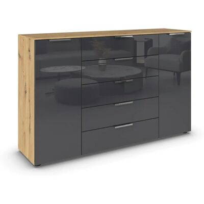 Höffner Frome - Holzfarben Sideboard - Zeitloses Design - Viel Stauraum Höffner Frome - Holzfarben Sideboard - Zeitloses Design - Viel Stauraum