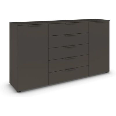 RAUCH Flipp Sideboard - 2 Türen, 5 Schubladen, Soft-Close - 180x42x100 cm RAUCH Flipp Sideboard - 2 Türen, 5 Schubladen, Soft-Close - 180x42x100 cm