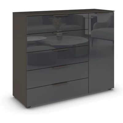 RAUCH Flipp Sideboard - 1 Tür, 5 Schubladen, höhenverstellbare Einlegeböden RAUCH Flipp Sideboard - 1 Tür, 5 Schubladen, höhenverstellbare Einlegeböden
