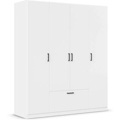 RAUCH Bari Schrank - Alpinweiß, 4-türig, 2 Kleiderstangen - Schrank RAUCH Bari Schrank - Alpinweiß, 4-türig, 2 Kleiderstangen - Schrank
