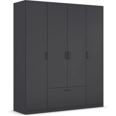 RAUCH Bari Kleiderschrank - 4-türiger Schrank mit verstellbaren Einlegeböden RAUCH Bari Kleiderschrank - 4-türiger Schrank mit verstellbaren Einlegeböden
