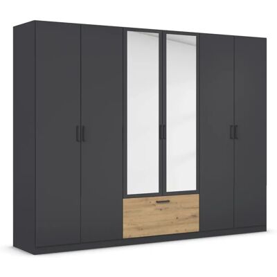 Rauch Bari Kleiderschrank - 6-türig mit Spiegel Rauch Bari Kleiderschrank - 6-türig mit Spiegel