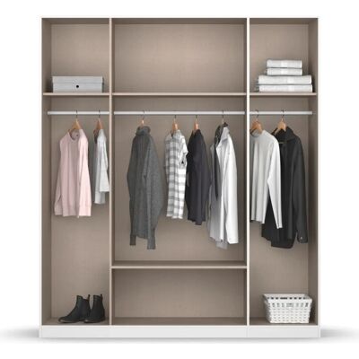 Rauch Davoa Kleiderschrank - verstellbare Einlegeböden, modernes Design - Schrank Rauch Davoa Kleiderschrank - verstellbare Einlegeböden, modernes Design - Schrank
