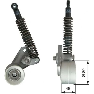 GATES T38698 V-rengas kiristin - Poly V, FleetRunner-sarja GATES T38698 V-rengas kiristin - Poly V, FleetRunner-sarja