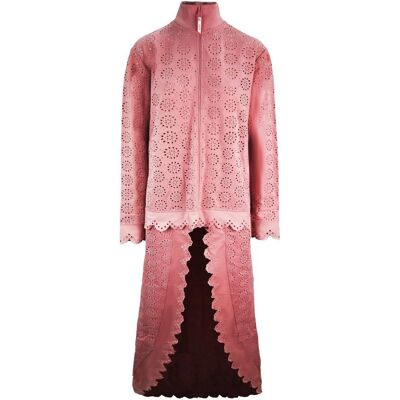 Puma x Rihanna Fenty Pinke Jacke mit Cape & Rock - Jacke Puma x Rihanna Fenty Pinke Jacke mit Cape & Rock - Jacke