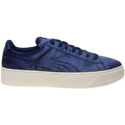 Puma Vikky Platform VR - Skóra, Granatowy - Buty Puma Vikky Platform VR - Skóra, Granatowy - Buty
