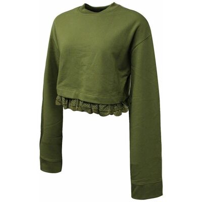 Puma x Rihanna Fenty Dunkel Oliv Pullover - Langarm Rundhals Puma x Rihanna Fenty Dunkel Oliv Pullover - Langarm Rundhals
