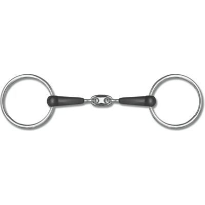 Mors gummi double articulation Waldhausen - 15mm, 11,5cm - Publicité Mors gummi double articulation Waldhausen - 15mm, 11,5cm - Publicité