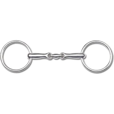 Briglia da cavallo Waldhausen - Doppio snodo - 11,5cm Briglia da cavallo Waldhausen - Doppio snodo - 11,5cm