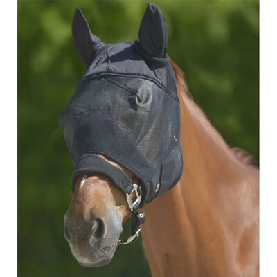 Waldhausen Fliegenmaske Premium mit UV- & Insektenschutz - Schwarz - Extra Warmblut Waldhausen Fliegenmaske Premium mit UV- & Insektenschutz - Schwarz - Extra Warmblut
