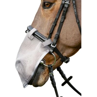 Waldhausen Fliegennasenschutz mit UV Schutz - Warmblut - Silbergrå Waldhausen Fliegennasenschutz mit UV Schutz - Warmblut - Silbergrå