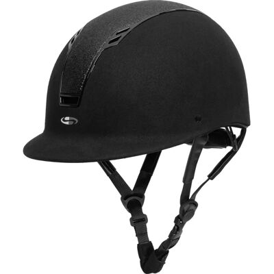 Waldhausen H22 Shine schwarze Samt Reithelm - Reithelm Waldhausen H22 Shine schwarze Samt Reithelm - Reithelm