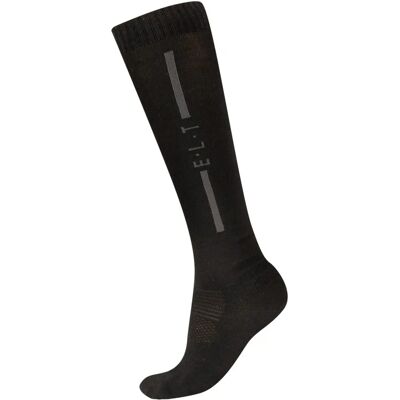 ELT Merino Reitsocken - Unisex Schwarz Sportlich Komfort ELT Merino Reitsocken - Unisex Schwarz Sportlich Komfort