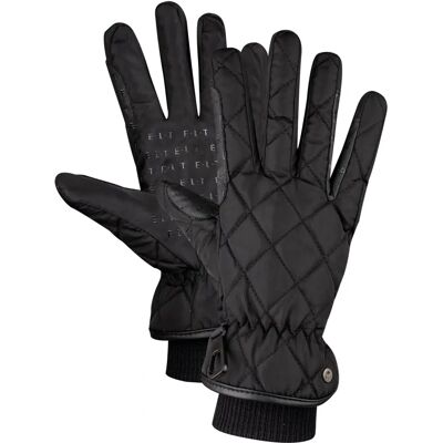 ELT Reithandschuh Diamond Winter Handschuh Schwarz - Reithandschuh ELT Reithandschuh Diamond Winter Handschuh Schwarz - Reithandschuh