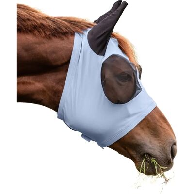 Waldhausen Puck Masque Anti-Insectes Pastel Bleu - Fly Mask - Publicité Waldhausen Puck Masque Anti-Insectes Pastel Bleu - Fly Mask - Publicité