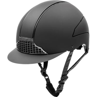 SWING H24 Chrome Reithelm - Schwarz Matt - Sicherheitsnorm EN 1384 SWING H24 Chrome Reithelm - Schwarz Matt - Sicherheitsnorm EN 1384