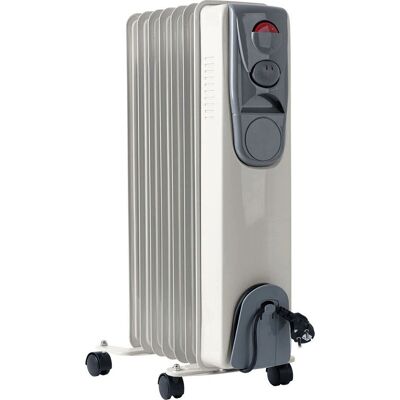 Deski 7 Lamellen Ölradiator - Tragbarer Heizkörper - Weiß Deski 7 Lamellen Ölradiator - Tragbarer Heizkörper - Weiß