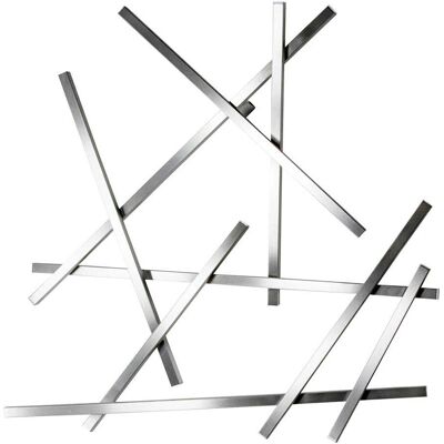 PHARAO24 - Industry Look - Brushed steel - Wall coat rack PHARAO24 - Industry Look - Brushed steel - Wall coat rack