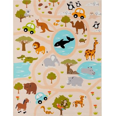 teppich.de - Bini - Multicolor - 160x220 cm - rug - Publicité teppich.de - Bini - Multicolor - 160x220 cm - rug - Publicité