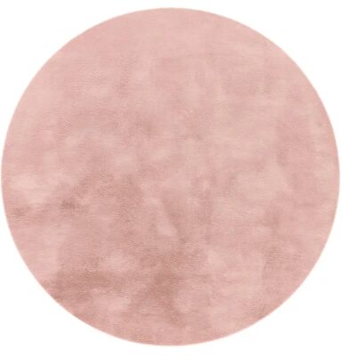 teppich.de - Solina - Rose - 80 cm rond - Rug - Publicité teppich.de - Solina - Rose - 80 cm rond - Rug - Publicité
