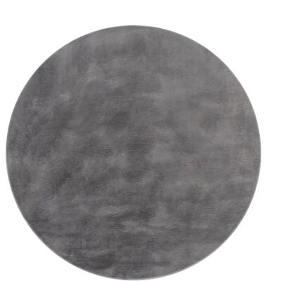 teppich.de - Solina - Anthrazit - 80 cm rund - Rug teppich.de - Solina - Anthrazit - 80 cm rund - Rug