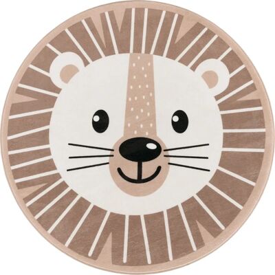 Teppich.de - Chiko - beige - 150 cm round - Tapis - Publicité Teppich.de - Chiko - beige - 150 cm round - Tapis - Publicité