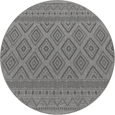 teppich.de Verona - Anthracite - 80 cm Round - Rug - Publicité teppich.de Verona - Anthracite - 80 cm Round - Rug - Publicité