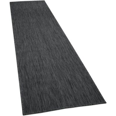 teppich.de Venezia - Anthrazit - 80x250 cm - Indoor/Outdoor Rug teppich.de Venezia - Anthrazit - 80x250 cm - Indoor/Outdoor Rug