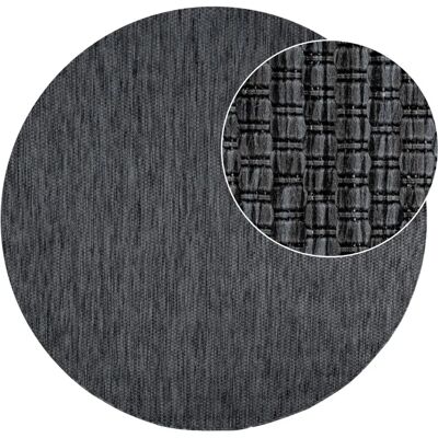 teppich.de - Venezia - Anthracite - Ø 160 cm round - Rug teppich.de - Venezia - Anthracite - Ø 160 cm round - Rug
