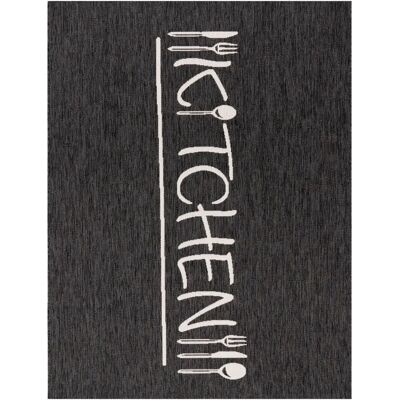 teppich.de - Cuisinea - Anthrazit - 60x100 cm - Tapis de cuisine - Publicité teppich.de - Cuisinea - Anthrazit - 60x100 cm - Tapis de cuisine - Publicité