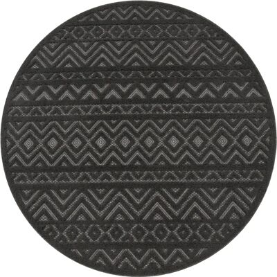 teppich.de - Livornia - Anthracite - 200 cm rond - Tapis - Publicité teppich.de - Livornia - Anthracite - 200 cm rond - Tapis - Publicité