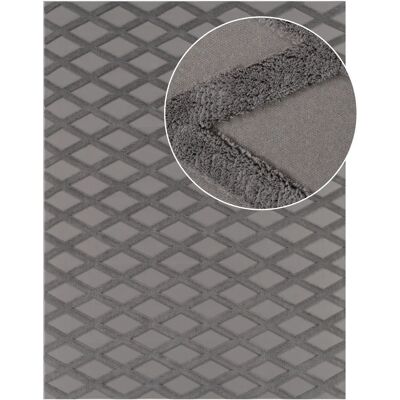 teppich.de - Utah - anthrazit - 80x150 cm - Rautenmuster - Rug teppich.de - Utah - anthrazit - 80x150 cm - Rautenmuster - Rug