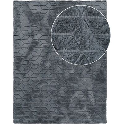 teppich.de - Arnia - Anthrazite - 60x100 cm - Tapis - Publicité teppich.de - Arnia - Anthrazite - 60x100 cm - Tapis - Publicité