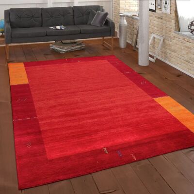 teppich.de - Gabbeh-Teppich Majestic - Orange - Rug - Publicité teppich.de - Gabbeh-Teppich Majestic - Orange - Rug - Publicité