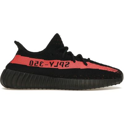 Adidas Yeezy Boost 350 V2 Sort Rød - Sneakers Adidas Yeezy Boost 350 V2 Sort Rød - Sneakers