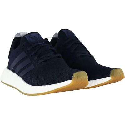 Adidas NMD_R2 Dames Hardloopschoenen - Blauw - Maat UK 4 Adidas NMD_R2 Dames Hardloopschoenen - Blauw - Maat UK 4